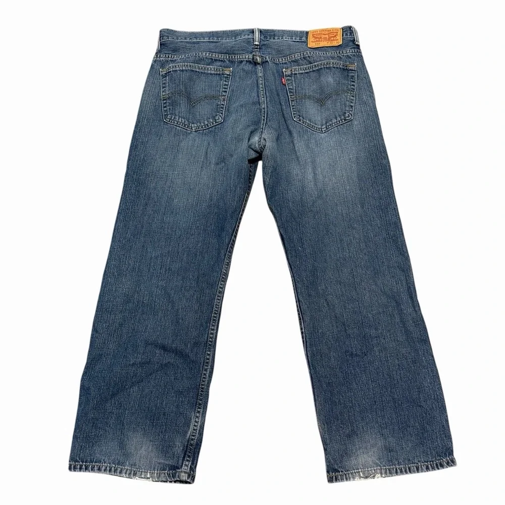 Levi's 569 Loose Straight Fit Jeans Medium Wash Men's Size 36 x 30